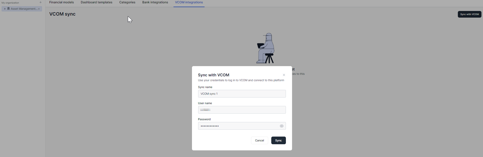 Sync with VCOM