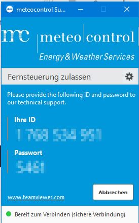 meteocontrol team viewer
