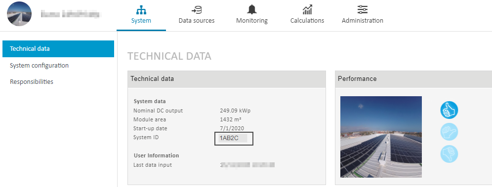 VCOM system ID