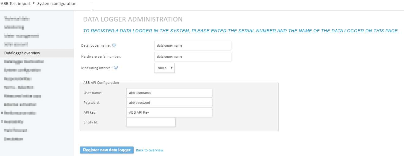 Configure ABB Aurora Vision API in VCOM