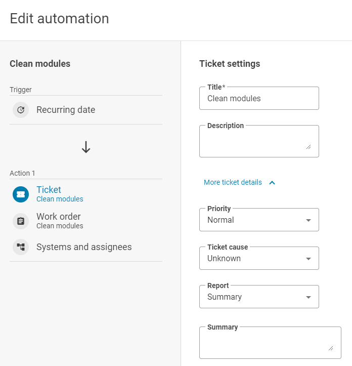 Edit an automation