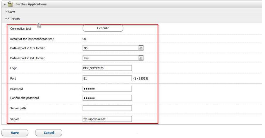 SMA Webbox Cluster controller_Perform connection test