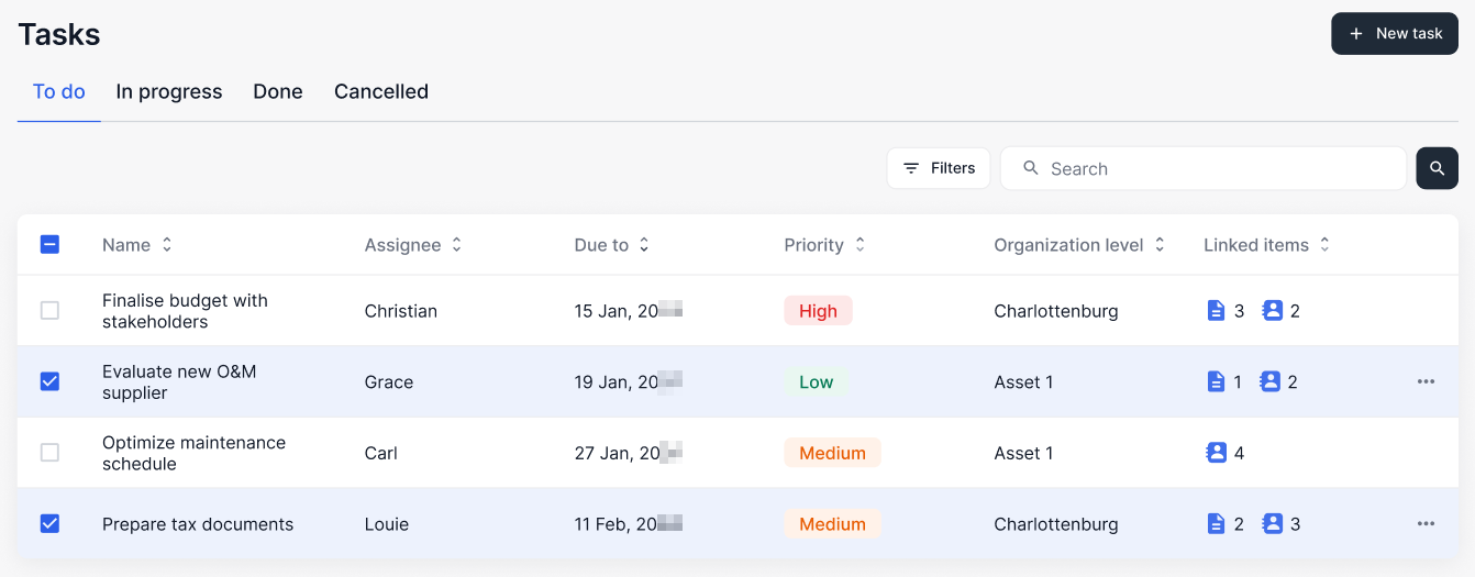 Overview of the task domain