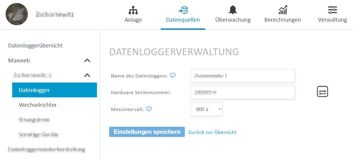 Configure Sputnik SolarMax in VCOM