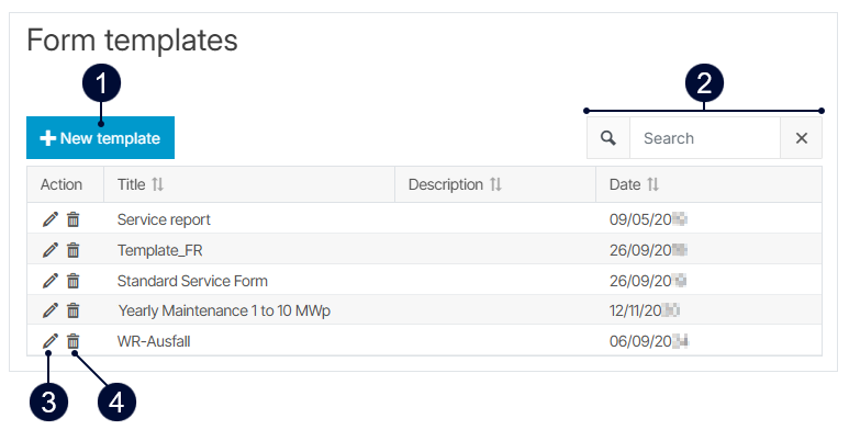 Form templates overview