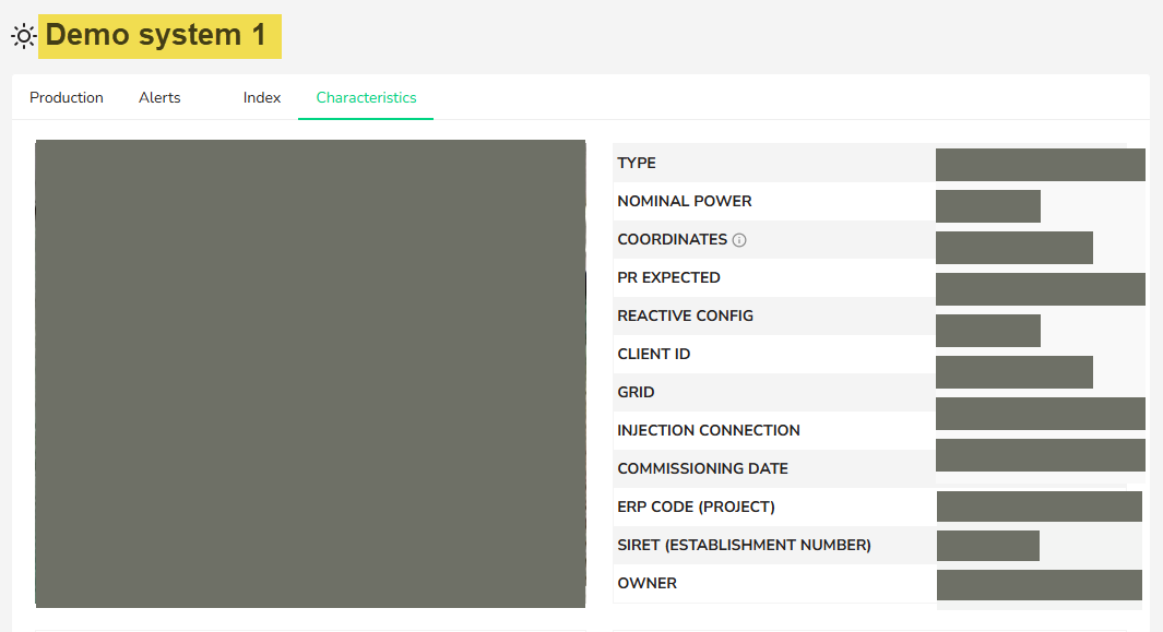 System name in STREEM portal
