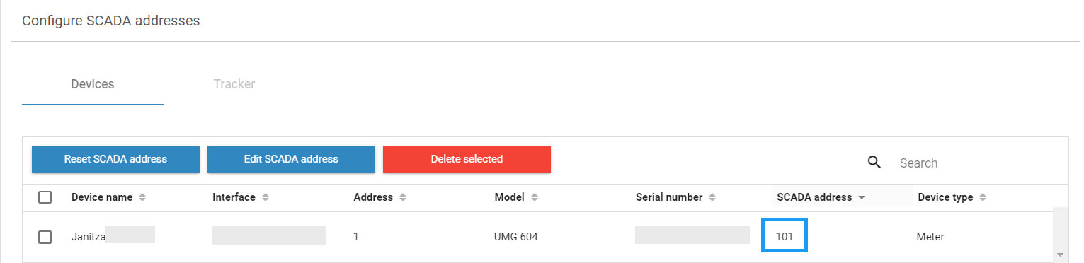 Test the SCADA interface