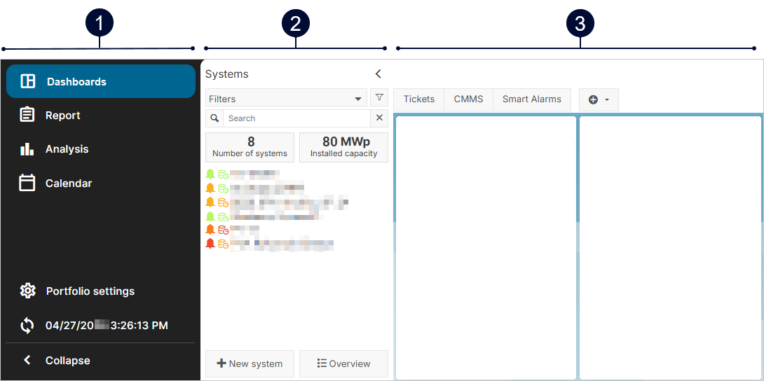 At portfolio level, you have dedicated portfolio-level actions, settings, tabs, and portlets.