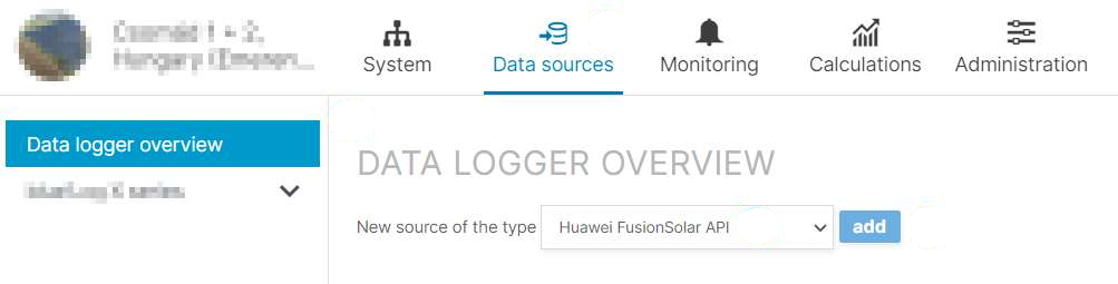 Add Huawei FusionSolar API as a data source in VCOM