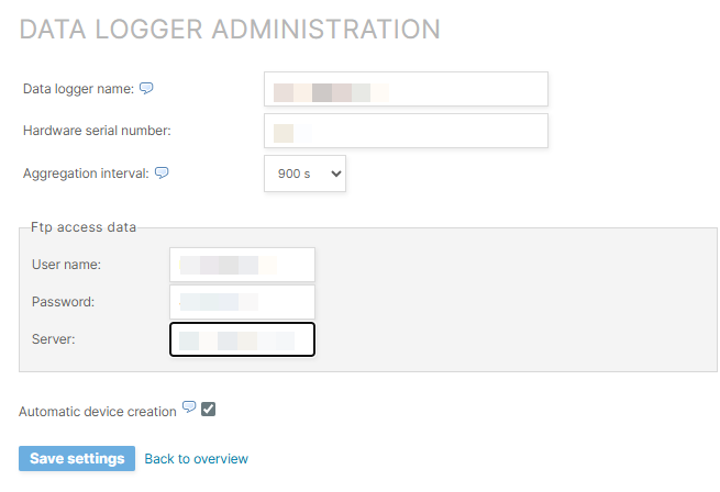 Configure HUAWEI SmartLogger 1000_2000_3000 in VCOM