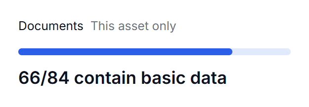 Topic widget with the type Documents