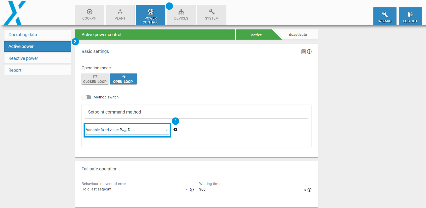 Select the setpoint command method.png
