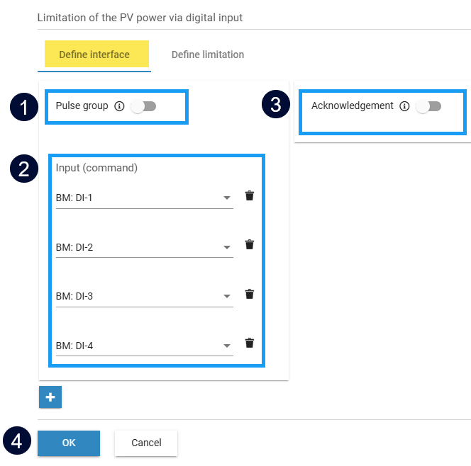 Define the interface