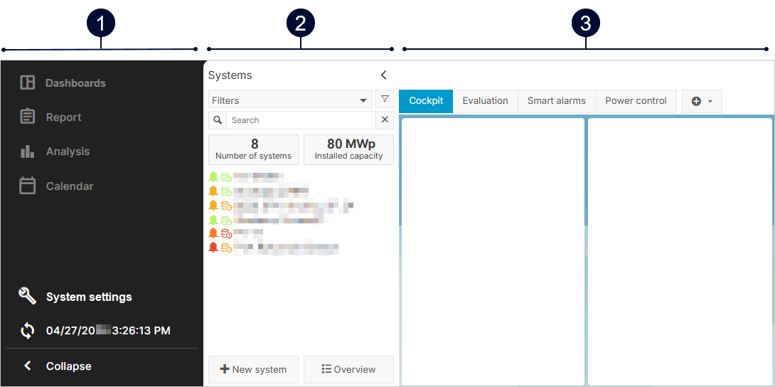 At system level, you have dedicated system-level settings, tabs, and portlets.