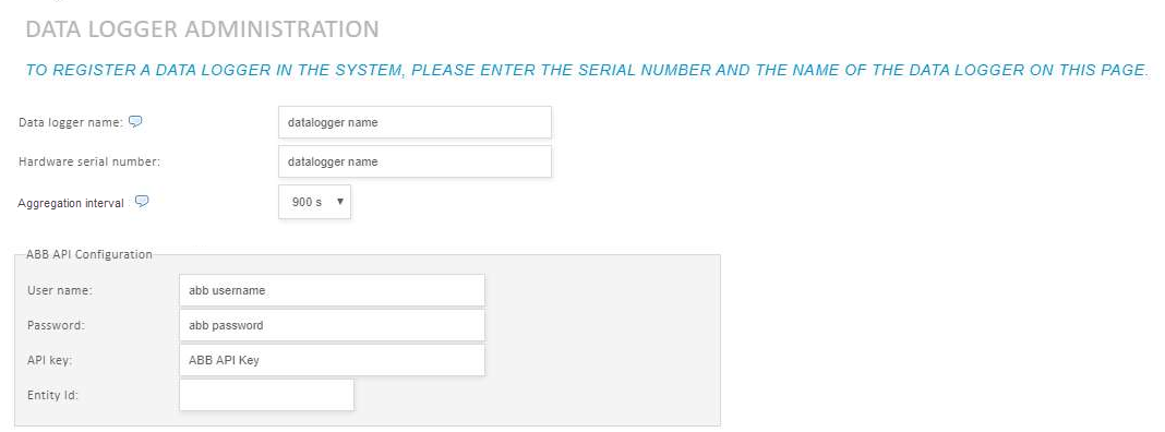 Configure ABB Aurora Vision API in VCOM