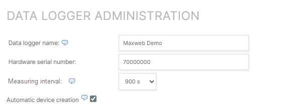 Configure SolarMax in VCOM