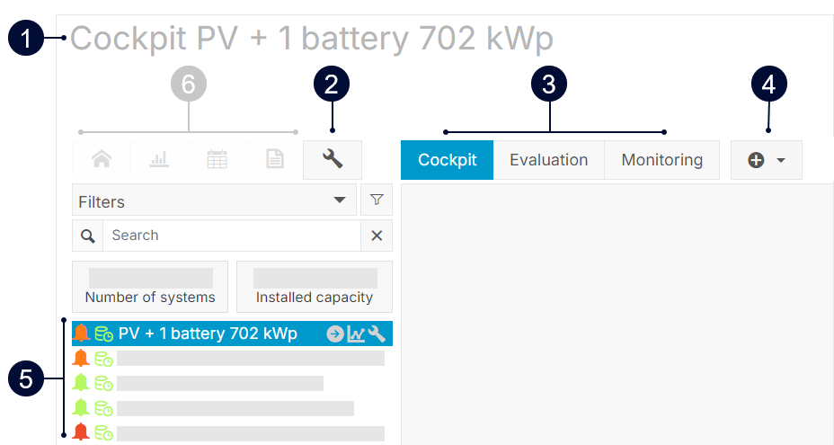 Cockpit tab at system level