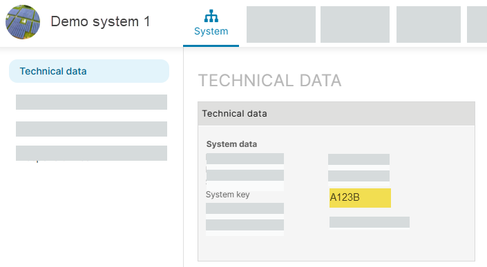 VCOM system key