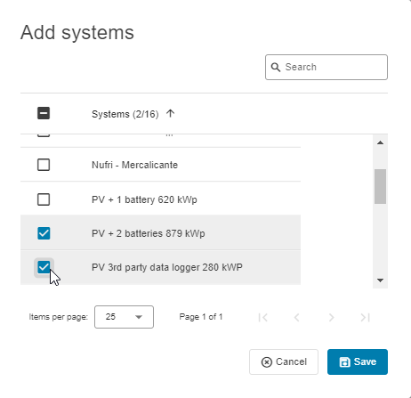 Add systems