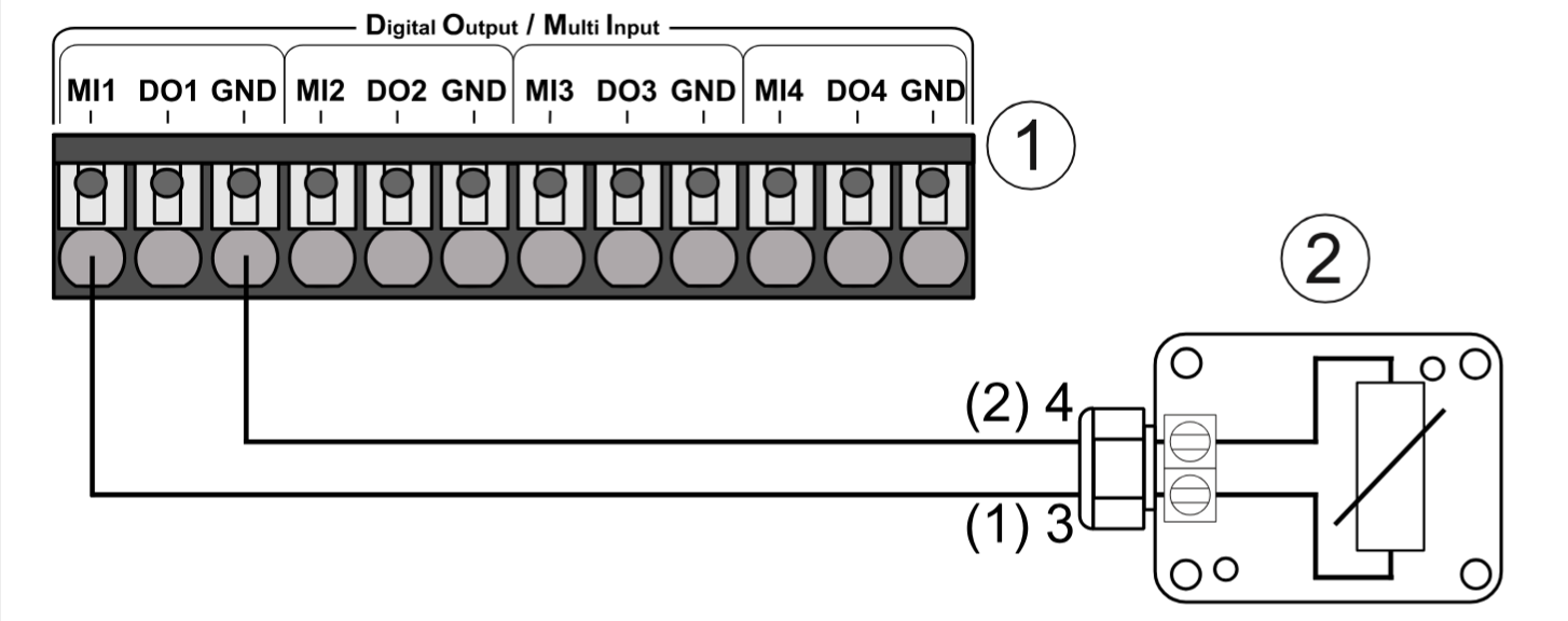 PT1000 sensor in the housing