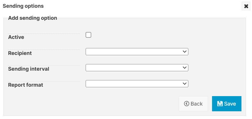 Sending options in VCOM