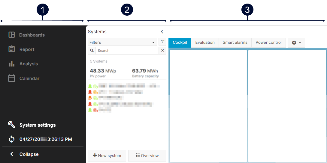 At system level, you have dedicated system-level settings, tabs, and portlets.